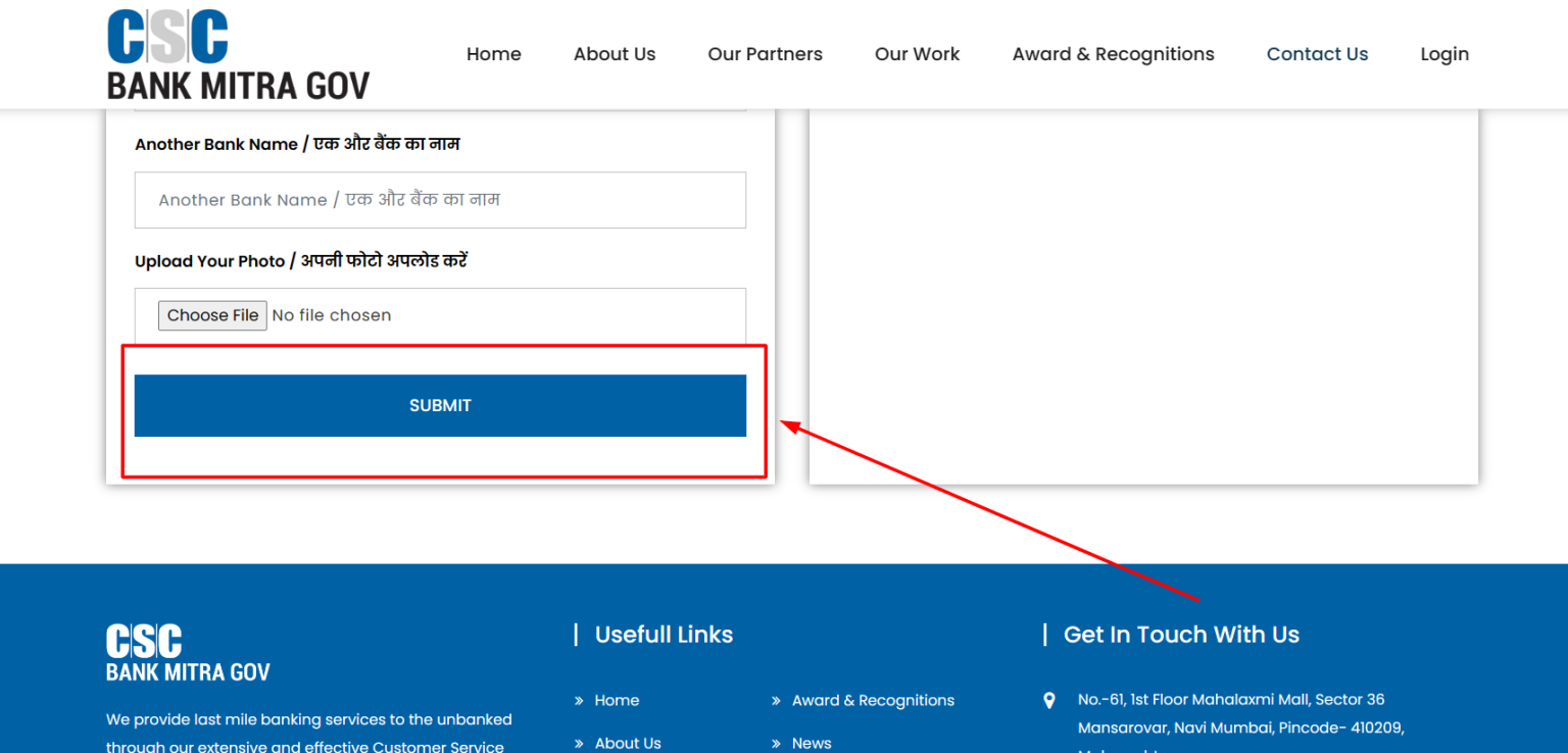 Csc Bank Mitra Registration Process Csp Bc All Bank Sbi Hdfc 8717